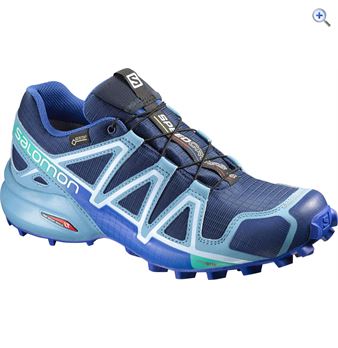Salomon Women's Speedcross 4 GTX Trail Running Shoe - Size: 4 - Colour: BLUE-NAVY
